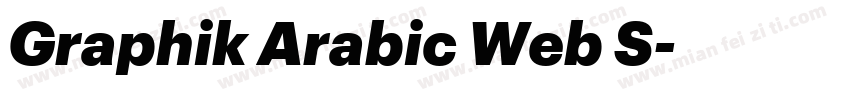 Graphik Arabic Web S字体转换